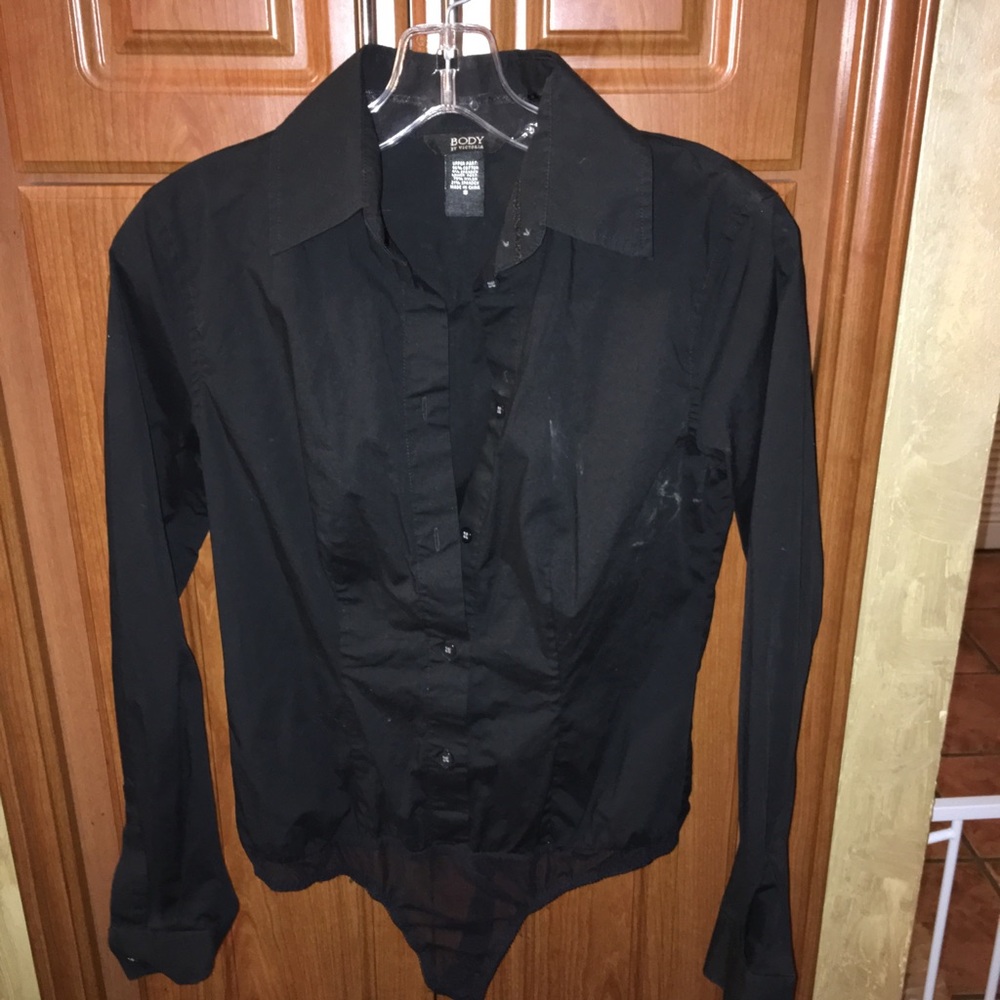 Hot Victoria’s Secret black bodysuit s Sexy button
